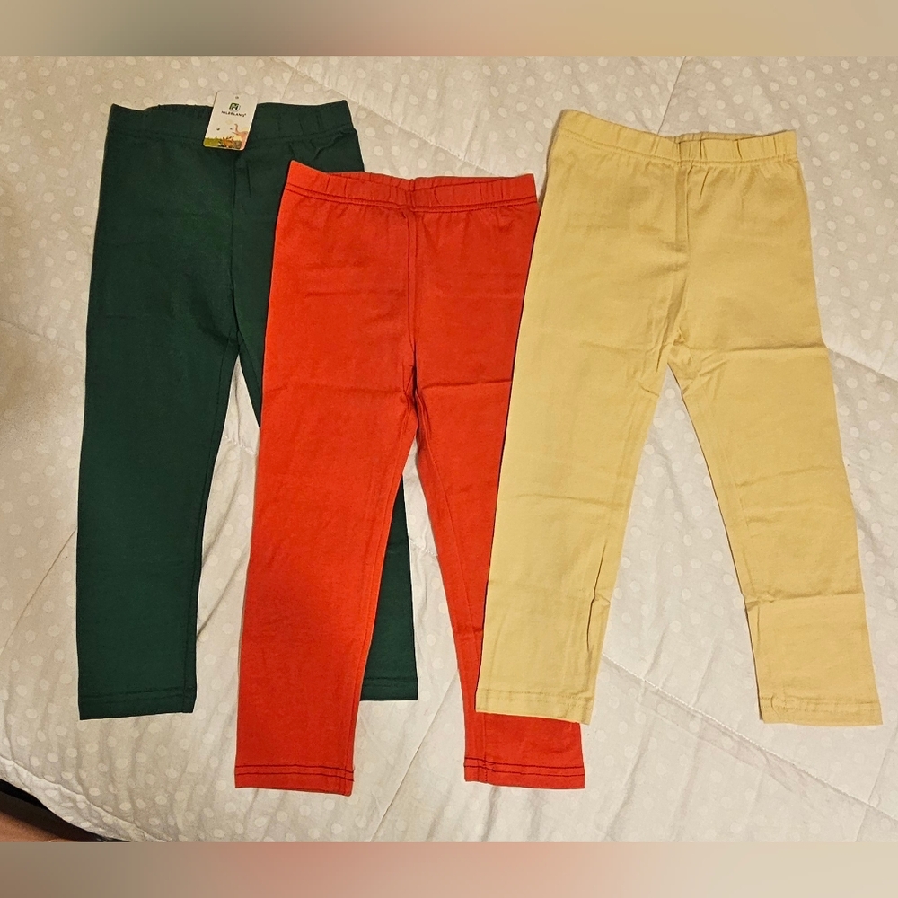 Package Of Three Girls Leggings.     #142